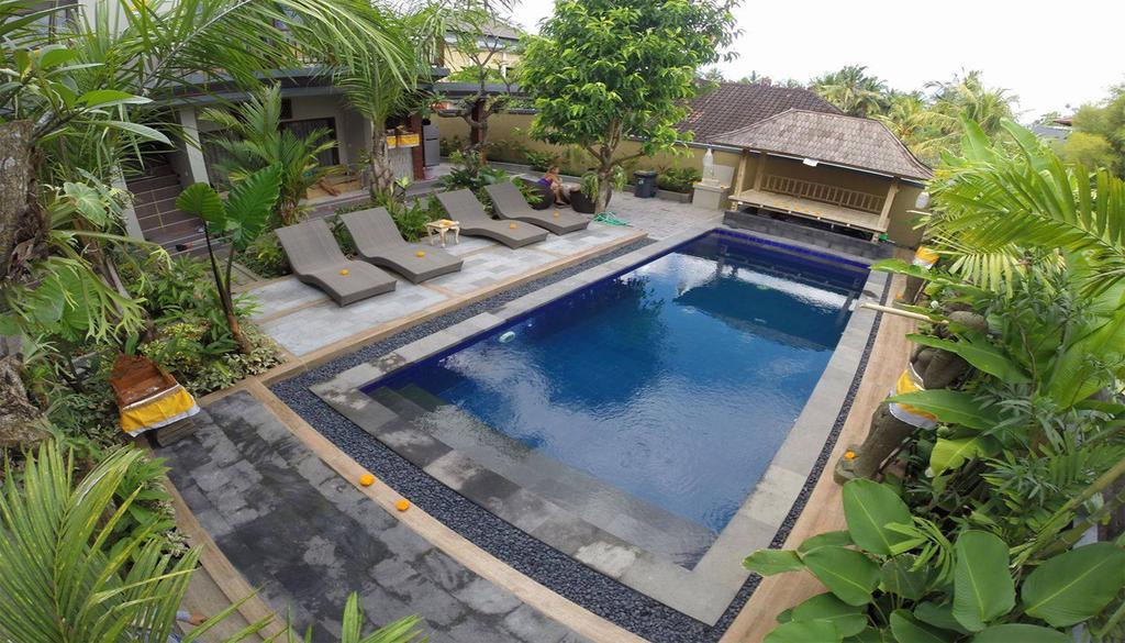 Lucky Family Cottage Ubud Exterior foto